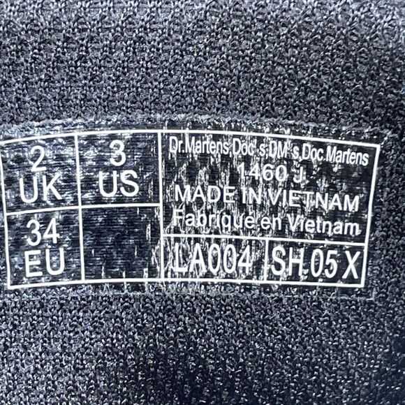 Dr. Doc Martens 1460 Pastel Glitter J Sparkle Rays Boots Kid Size 3 AirWair - Picture 7 of 11